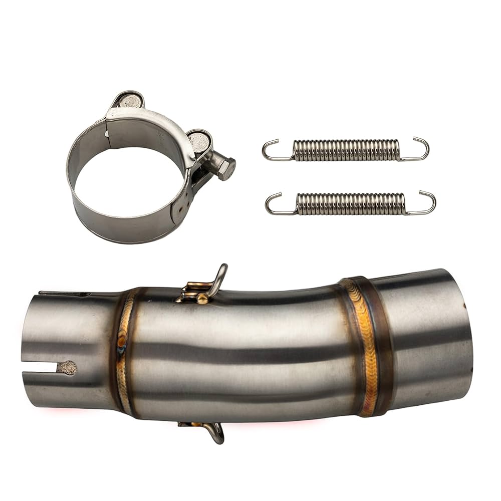 mn Motorcycle Exhaust Mid Pipe, Exhaust Muffler Adapter Connect